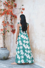 Load image into Gallery viewer, Remi Dress in Green Nā&#39;ū
