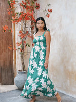 Load image into Gallery viewer, Remi Dress in Green Nā&#39;ū
