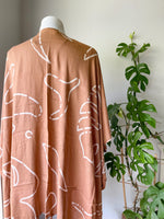 Load image into Gallery viewer, Monstera Kimono in Desert Tan
